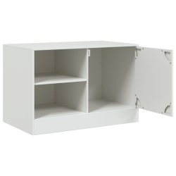 Szafka pod telewizor, biała, 67x39x44 cm, stalowa