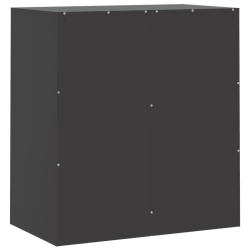 Szafka boczna, czarna, 67x39x73 cm, stal