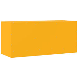 Szafka pod telewizor, musztardowa, 99x39x44 cm, stalowa