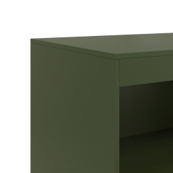 Szafka boczna, oliwkowa, 67x39x107 cm, stal