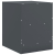 Szafki nocne, 2 szt., antracytowe, 34,5x39x44 cm, stal