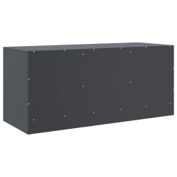 Szafka pod telewizor, antracytowa, 99x39x44 cm, stalowa