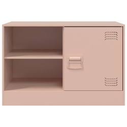 Szafka pod telewizor, różowa, 67x39x44 cm, stalowa