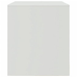 Szafki pod telewizor, 2 szt., białe, 67x39x44 cm, stalowe
