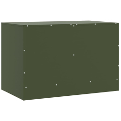 Szafka pod telewizor, oliwkowa, 67x39x44 cm, stalowa