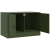 Szafka pod telewizor, oliwkowa, 67x39x44 cm, stalowa