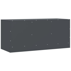 Szafka pod telewizor, antracytowa, 99x39x44 cm, stalowa