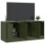 Szafka pod telewizor, oliwkowa, 99x39x44 cm, stalowa