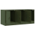 Szafka pod telewizor, oliwkowa, 99x39x44 cm, stalowa