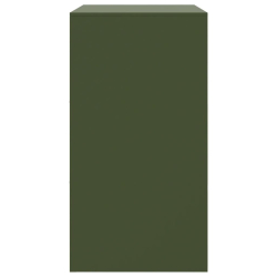 Szafka boczna, zielona, 67x39x73 cm, stal