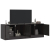 Szafki pod telewizor, 2 szt., czarne, 67x39x44 cm, stalowe