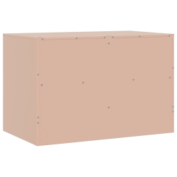 Szafka pod telewizor, różowa, 67x39x44 cm, stalowa