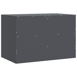 Szafka pod telewizor, antracytowa, 67x39x44 cm, stalowa
