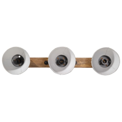 Kinkiet, 25 W, postarzany niebieski, 65x25 cm, E27