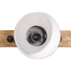 Kinkiet, 25 W, postarzany niebieski, 65x25 cm, E27