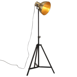 Lampa stojąca, 25 W, antyczny mosiądz, 61x61x90/150 cm, E27