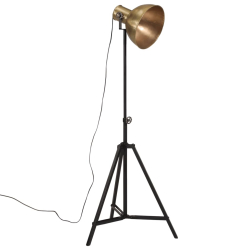 Lampa stojąca, 25 W, antyczny mosiądz, 61x61x90/150 cm, E27