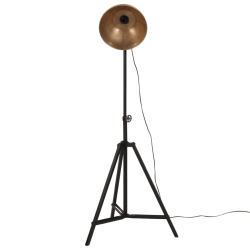 Lampa stojąca, 25 W, antyczny mosiądz, 61x61x90/150 cm, E27