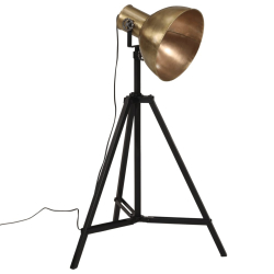 Lampa stojąca, 25 W, antyczny mosiądz, 61x61x90/150 cm, E27