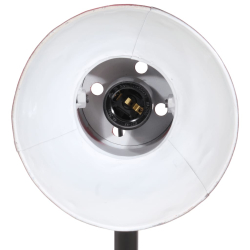 Lampa stołowa, 25 W, postarzany czerwony, 17x17x60 cm, E27