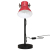 Lampa stołowa, 25 W, postarzany czerwony, 17x17x60 cm, E27