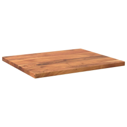 Blat stołu, 60x50x2,5 cm, prostokątny, lite drewno akacjowe