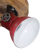 Lampa sufitowa, 25 W, postarzany czerwony, 35x35x25 cm, E27