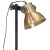 Lampa stołowa, 25 W, antyczny mosiądz, 15x15x55 cm, E27