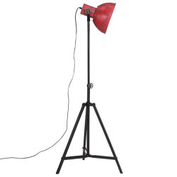 Lampa stojąca, 25 W, postarzany czerwony, 61x61x90/150 cm, E27