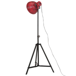 Lampa stojąca, 25 W, postarzany czerwony, 61x61x90/150 cm, E27