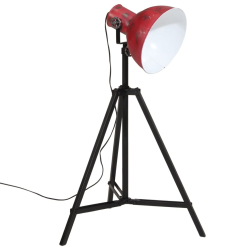 Lampa stojąca, 25 W, postarzany czerwony, 61x61x90/150 cm, E27