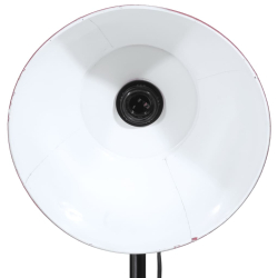 Lampa stojąca, 25 W, postarzany czerwony, 61x61x90/150 cm, E27