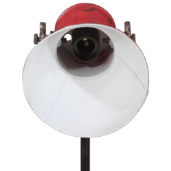 Lampa stojąca, 25 W, postarzany czerwony, 35x35x65/95 cm, E27