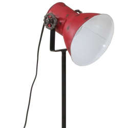 Lampa stojąca, 25 W, postarzany czerwony, 35x35x65/95 cm, E27