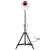 Lampa stojąca, 25 W, postarzany czerwony, 35x35x65/95 cm, E27