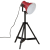 Lampa stojąca, 25 W, postarzany czerwony, 35x35x65/95 cm, E27