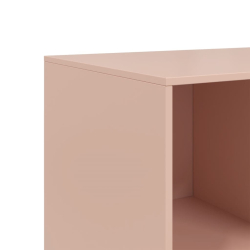 Szafka boczna, różowa, 99x39x73 cm, stal