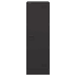 Szafka, czarna, 34,5x39x107 cm, stal