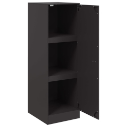 Szafka, czarna, 34,5x39x107 cm, stal
