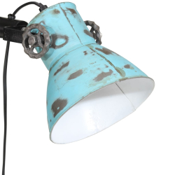 Lampa stojąca, 25 W, postarzany niebieski, 25x25x90/160 cm, E27