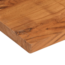 Blat stołu, 90x80x3,8 cm, prostokątny, lite drewno akacjowe
