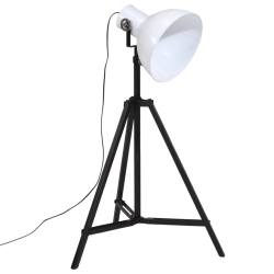 Lampa stojąca, 25 W, biała, 61x61x90/150 cm, E27