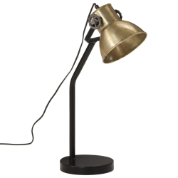 Lampa stołowa, 25 W, antyczny mosiądz, 17x17x60 cm, E27