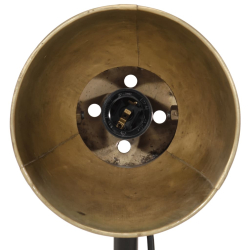 Lampa stołowa, 25 W, antyczny mosiądz, 17x17x60 cm, E27