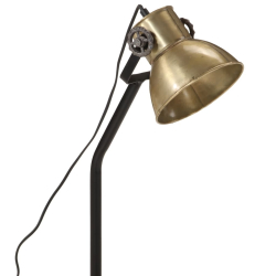 Lampa stołowa, 25 W, antyczny mosiądz, 17x17x60 cm, E27