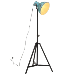 Lampa stojąca, 25 W, postarzany niebieski, 61x61x90/150 cm, E27