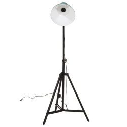 Lampa stojąca, 25 W, postarzany niebieski, 61x61x90/150 cm, E27