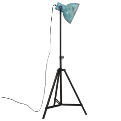 Lampa stojąca, 25 W, postarzany niebieski, 61x61x90/150 cm, E27