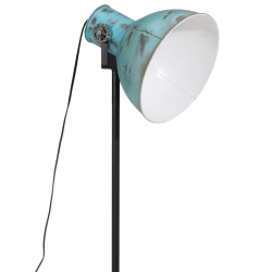 Lampa stojąca, 25 W, postarzany niebieski, 61x61x90/150 cm, E27