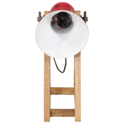 Lampa stołowa, 25 W, postarzany czerwony, 30x17x40 cm, E27